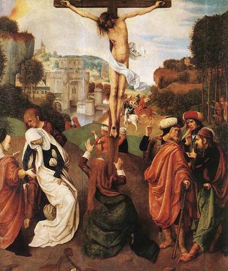 Master of Virgo inter Virgines Crucifixion France oil painting art